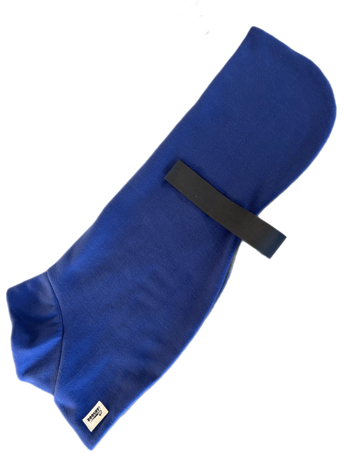 The in-betweener sports coat for greyhounds in medium weight polar fleece washable