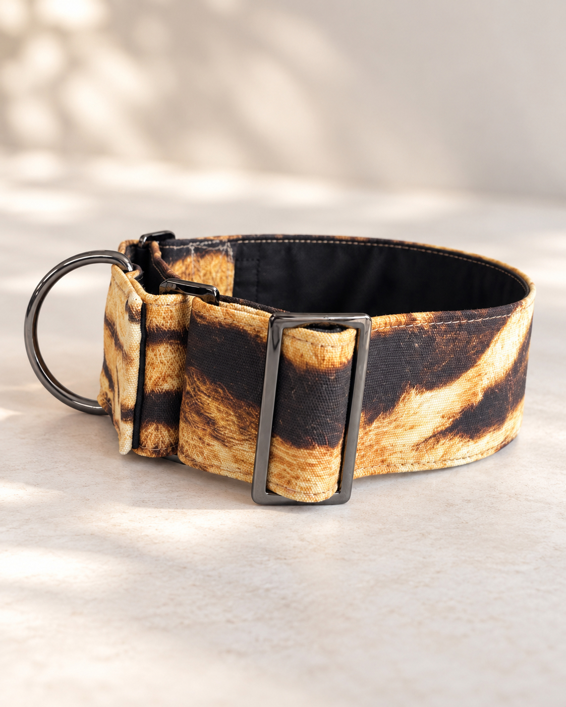 Tiger luxe martingale greyhound collar