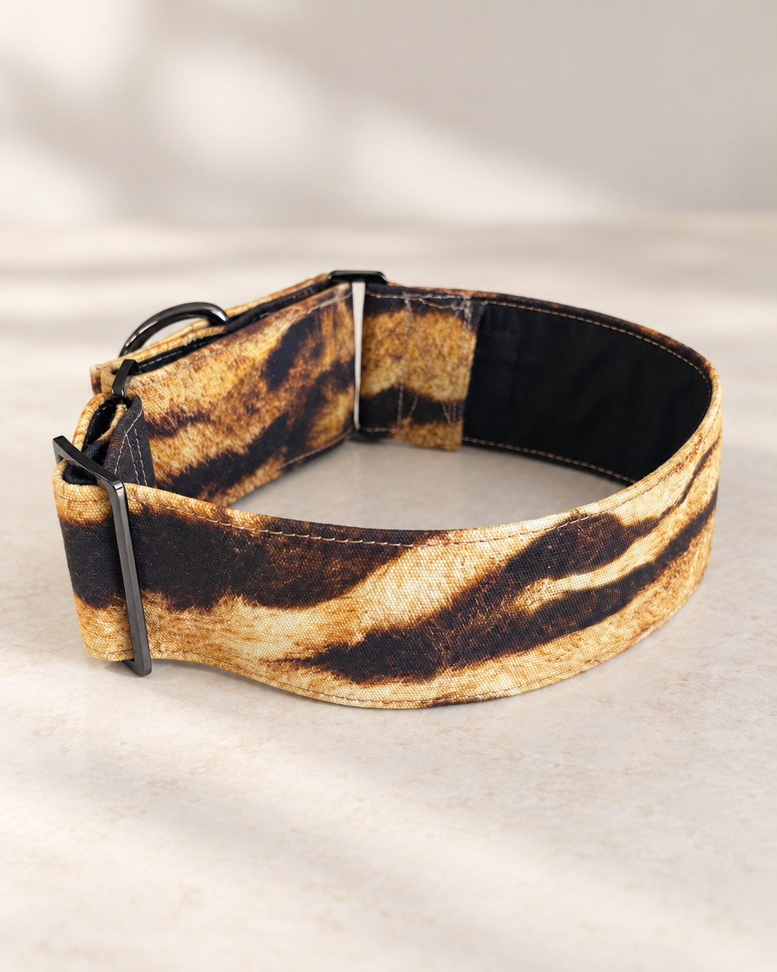 Tiger luxe martingale greyhound collar