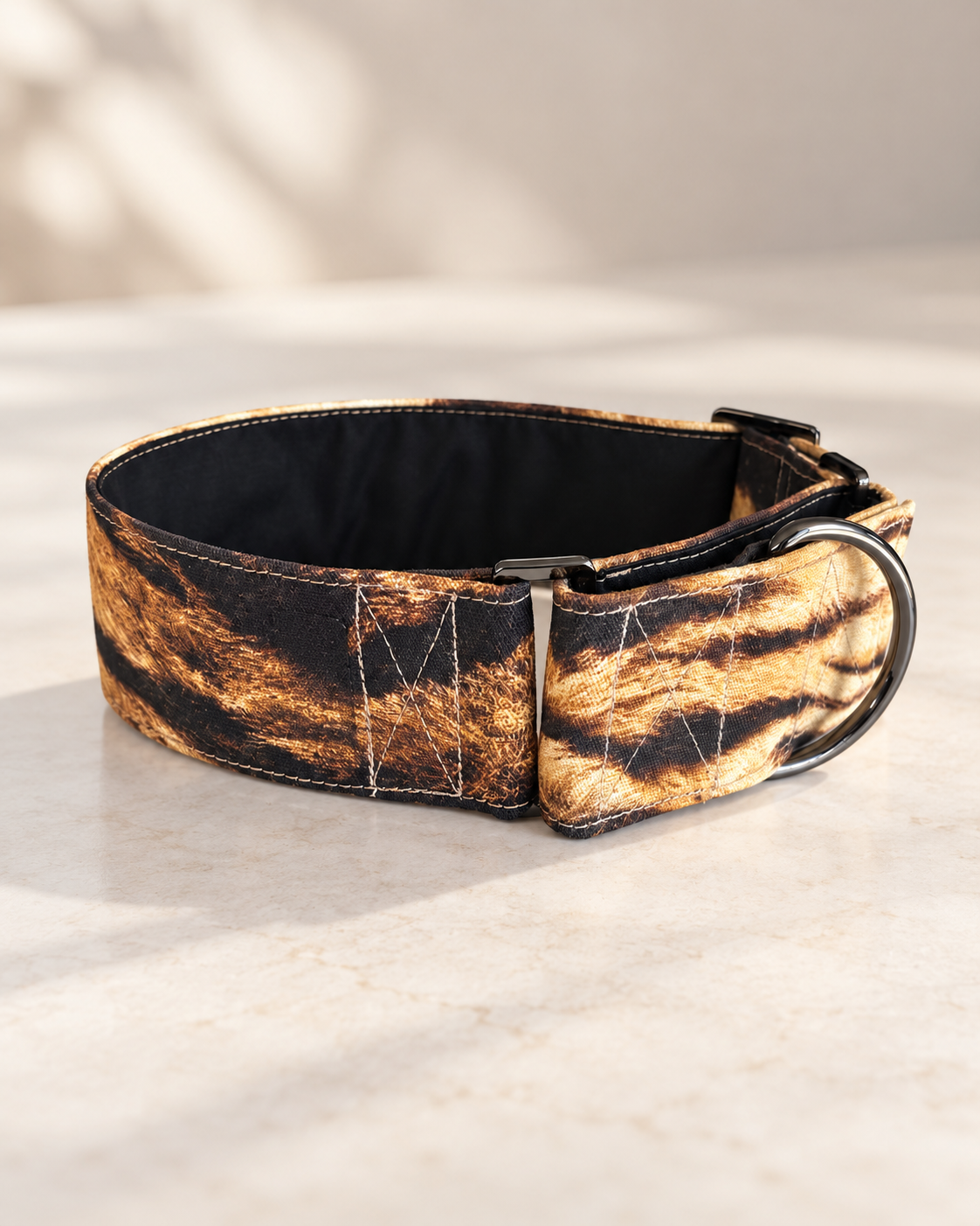Tiger luxe martingale greyhound collar