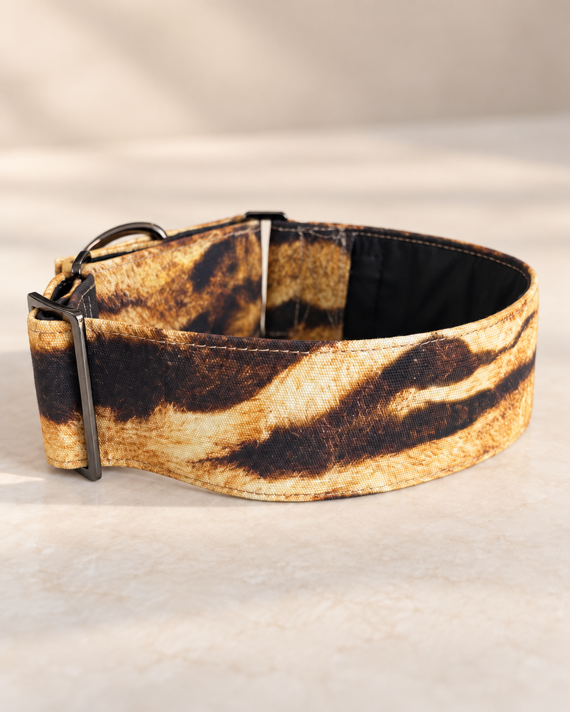 Tiger luxe martingale greyhound collar