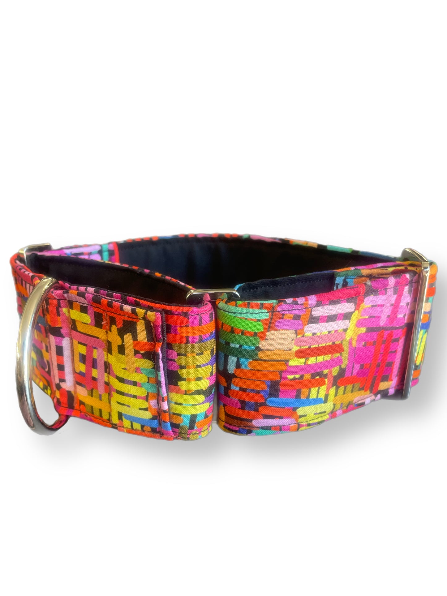 Colormazing wide martingale collar greyhound  in cotton super soft