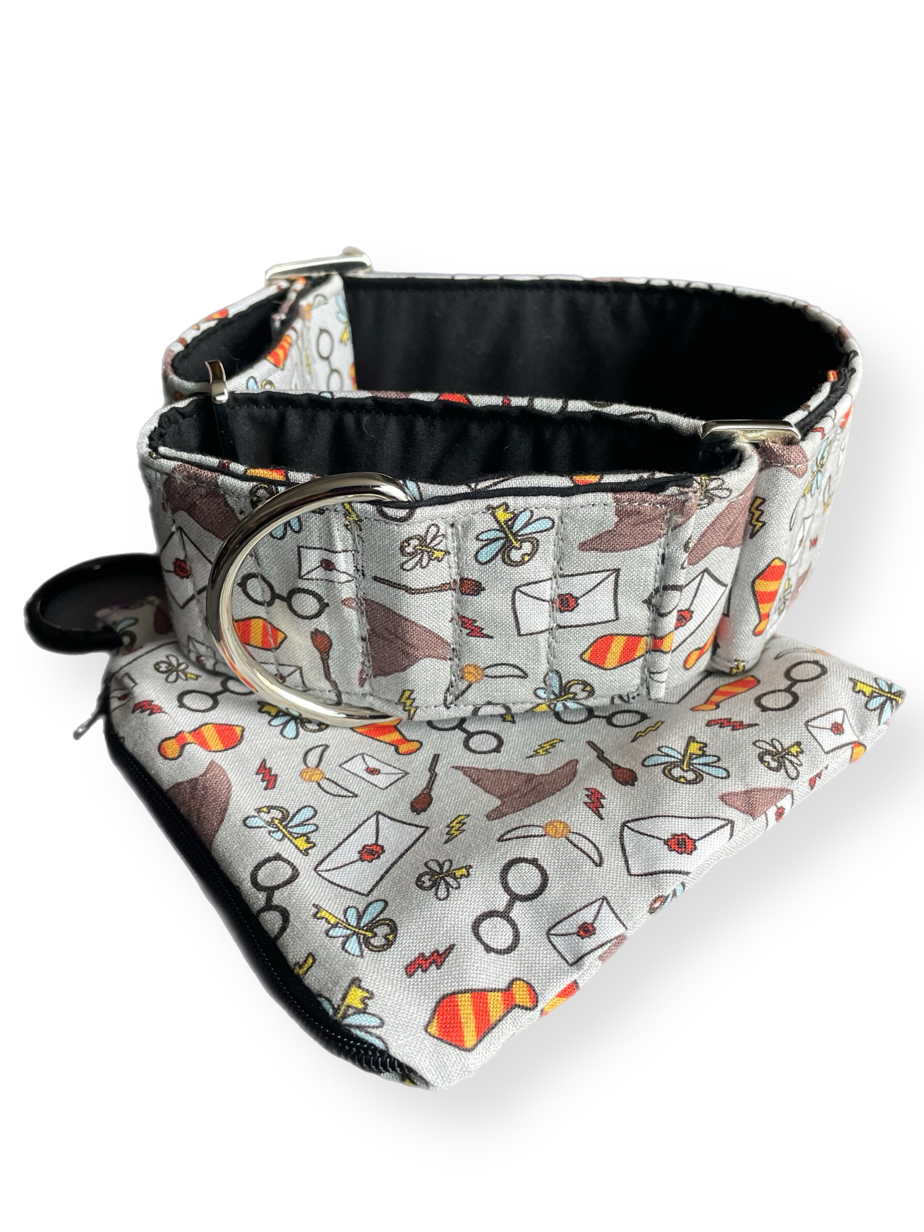 The Harry Potter inspired wide martingale collar greyhound in cotton s RRRUFF