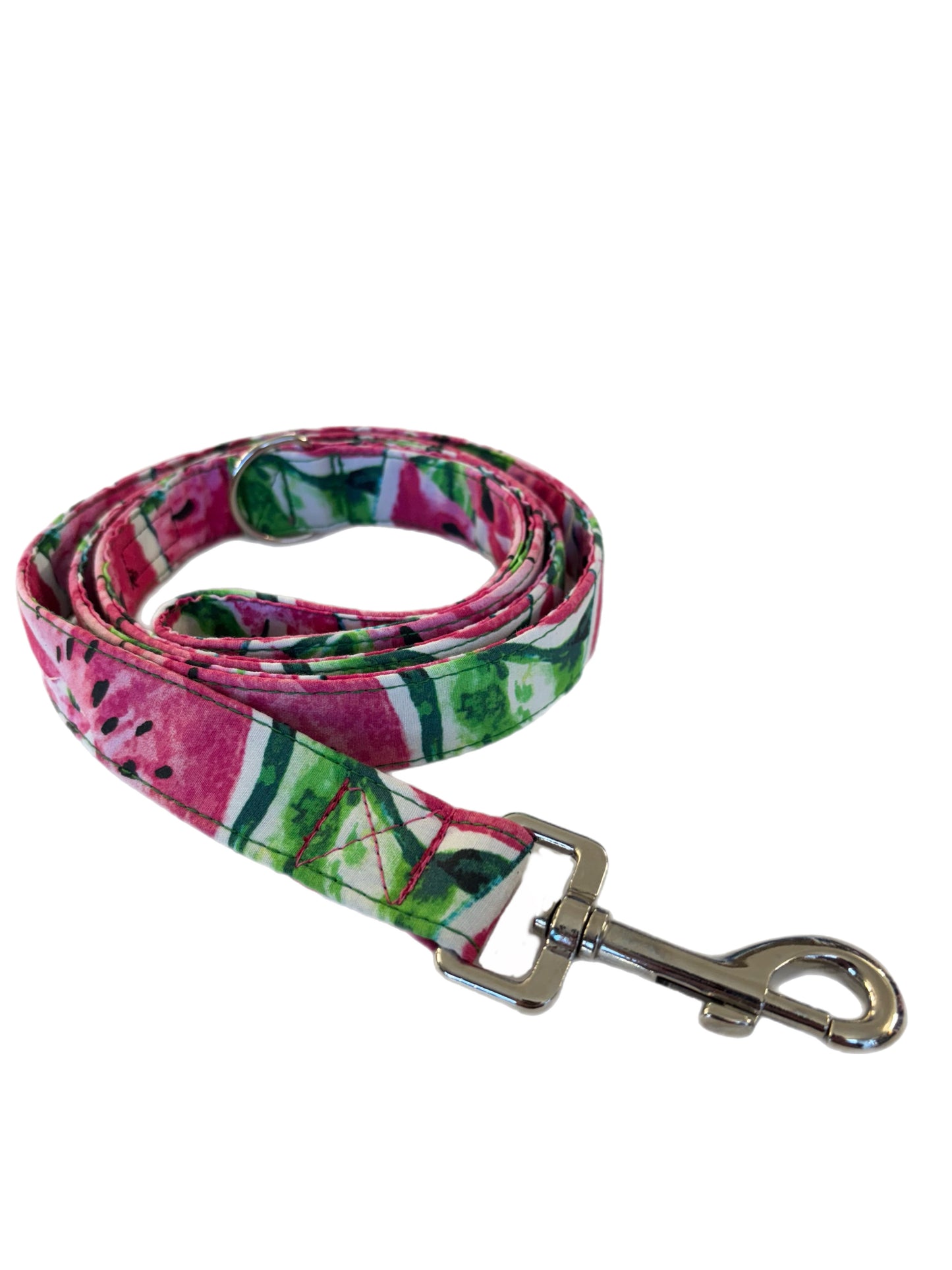 Wide Martingale greyhound collar sassy delicious watermelon cotton 50mm width super soft