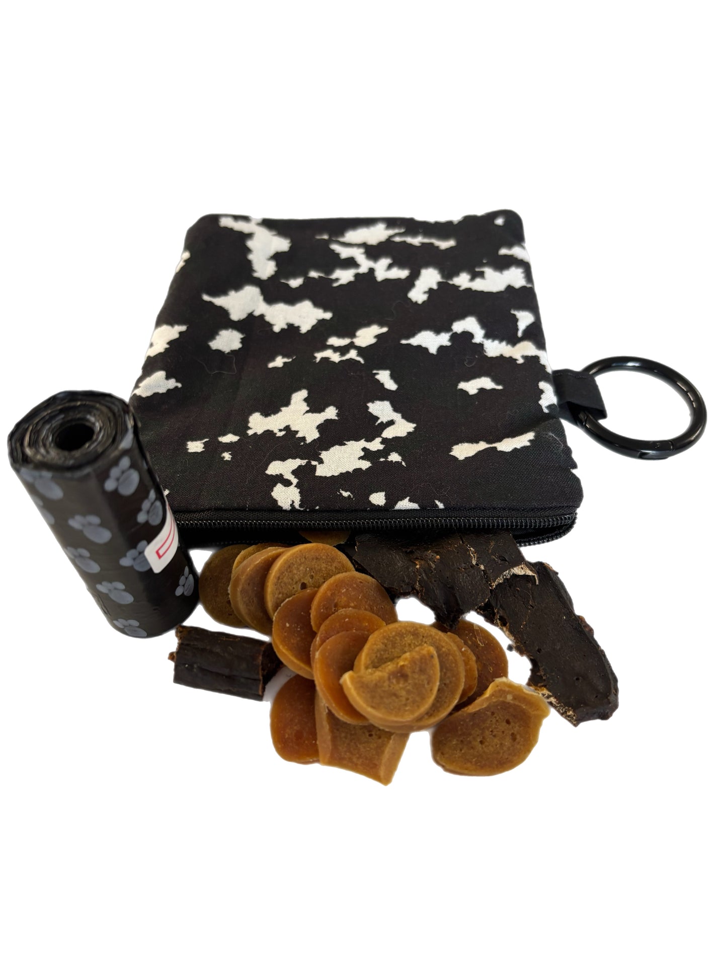 Cammo in black & white Greyhound Martingale collar cotton covered 50mm width soft