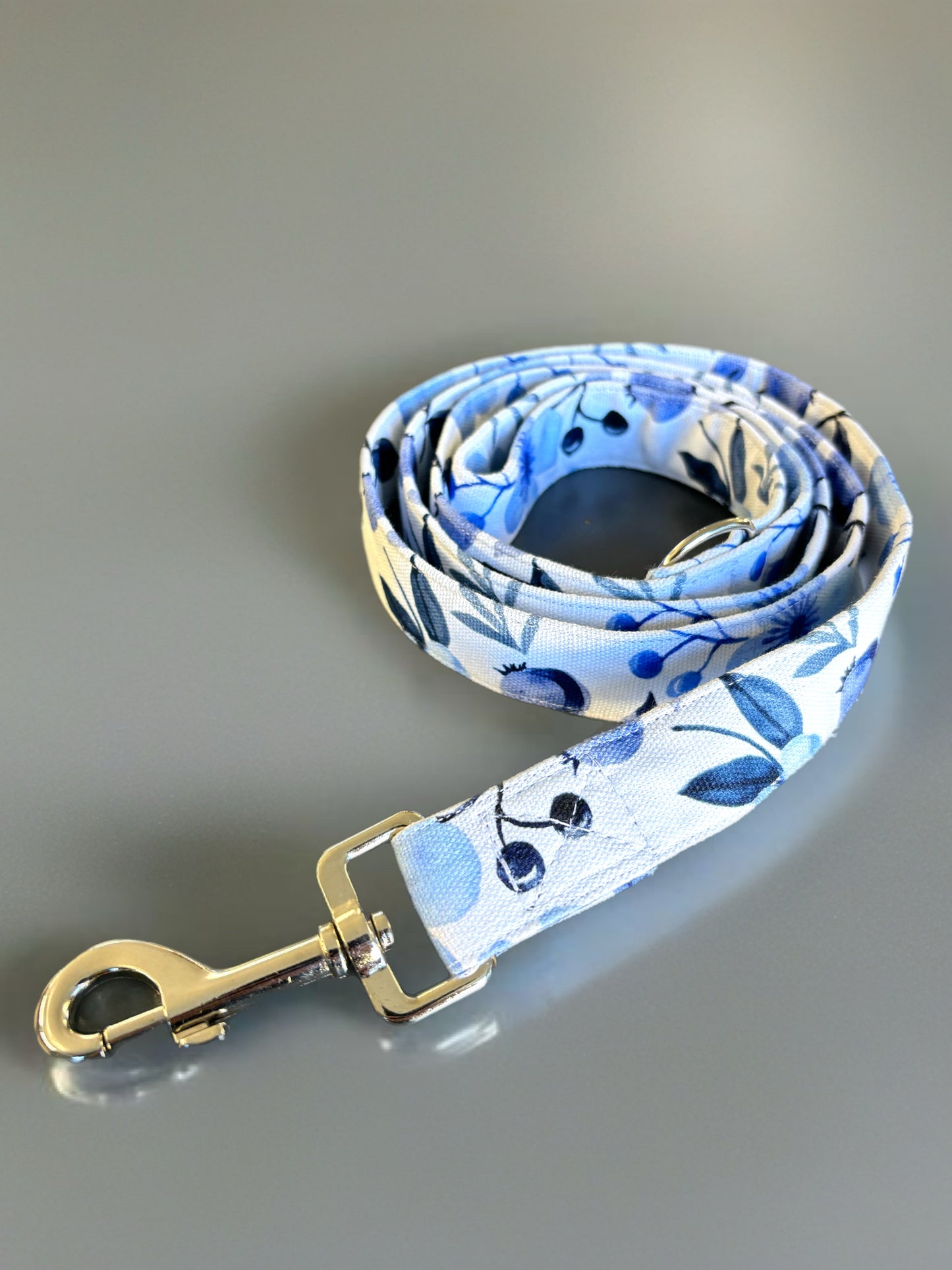 Blue blossom Greyhound Martingale collar cotton covered super soft