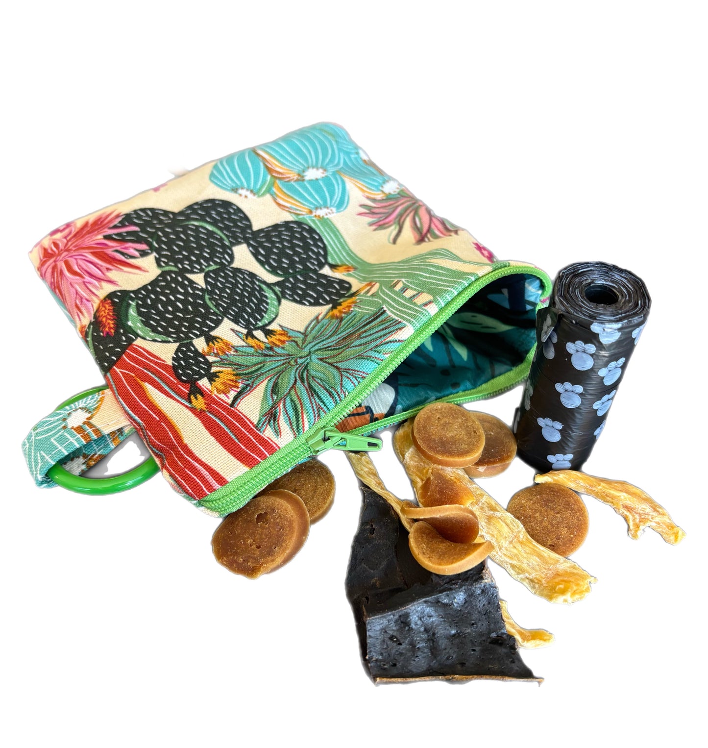 Cool cactus Greyhound Martingale collar cotton covered 50mm width super soft