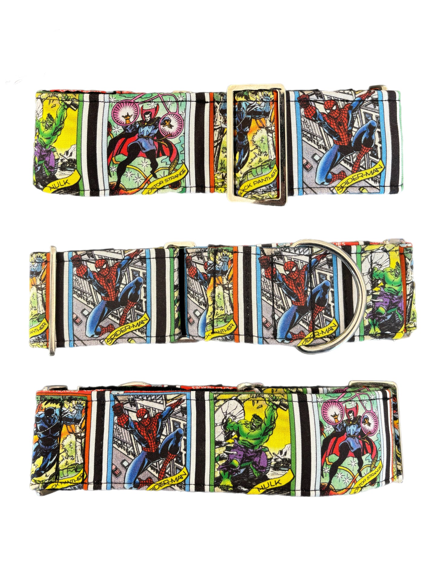 Only one of each! 50mm Cotton martingale collar plus go bag filled with treats. On sale