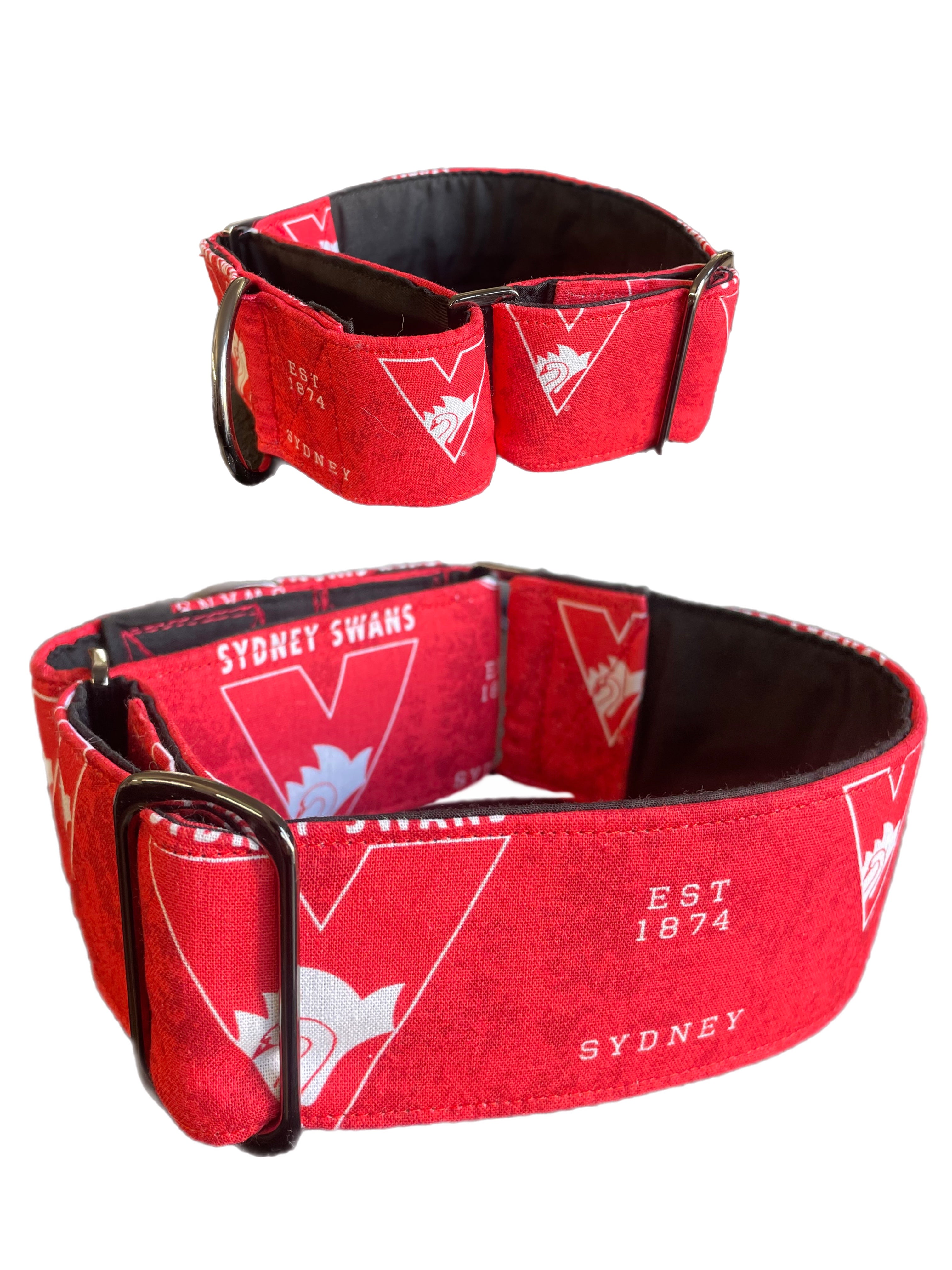 Fabric clearance martingale collar