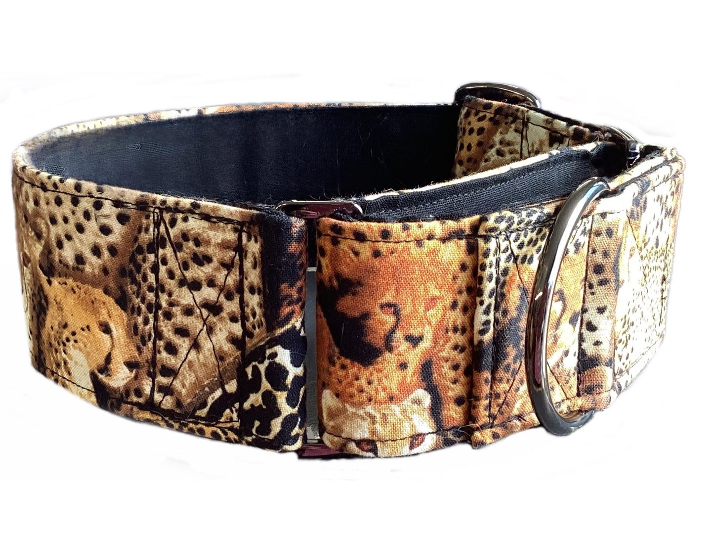 Africana Greyhound Martingale collar cotton covered 50mm width