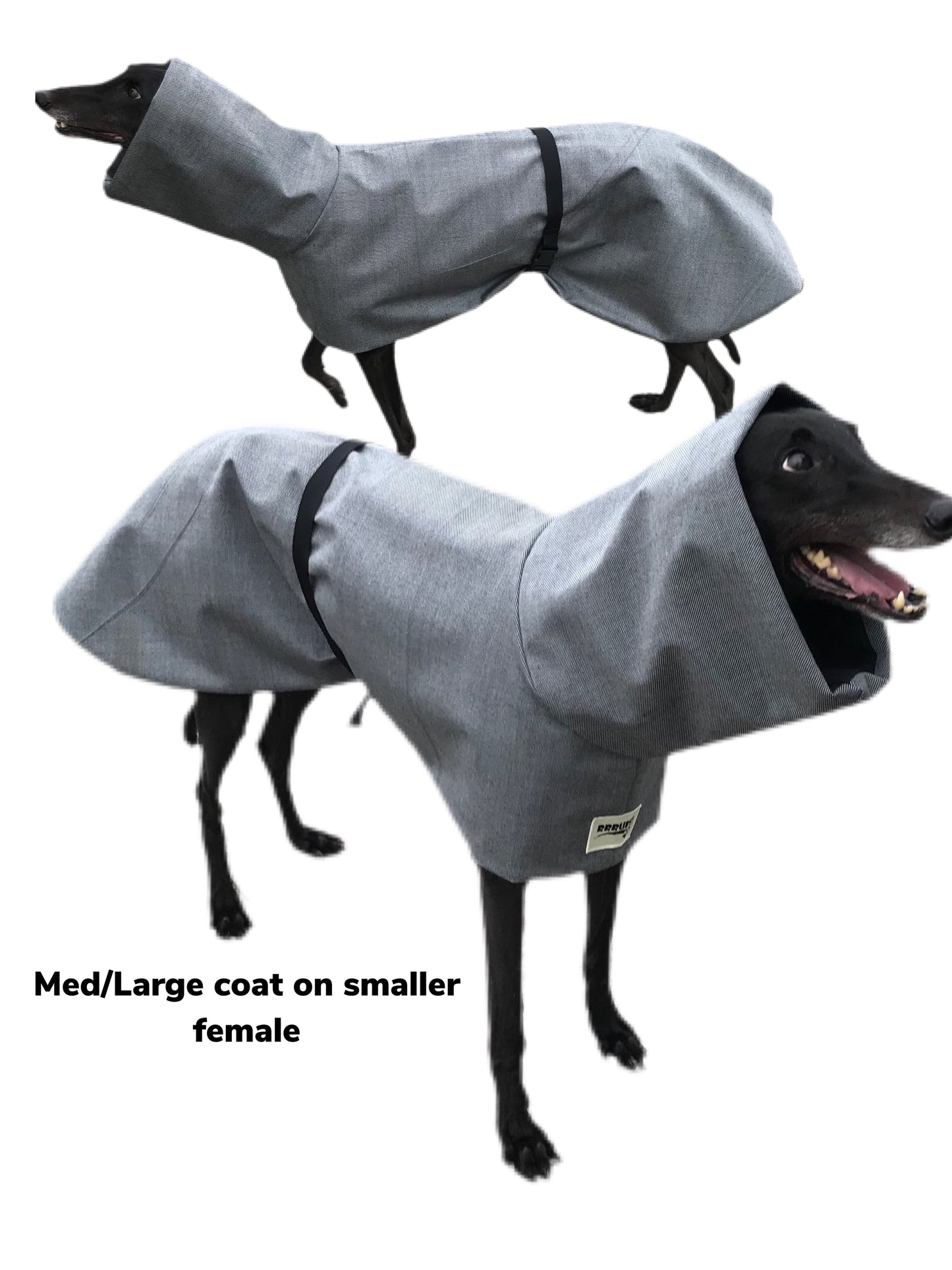 Generous Raincoat with huge collar beautiful soft water repellent, rainwear, washable