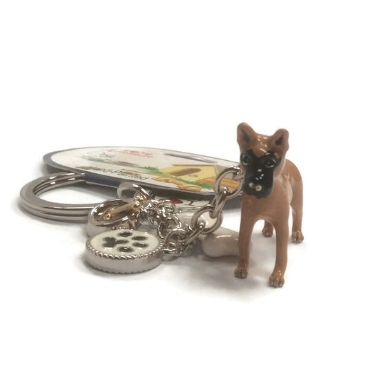 Great Dane breed 3D key ring