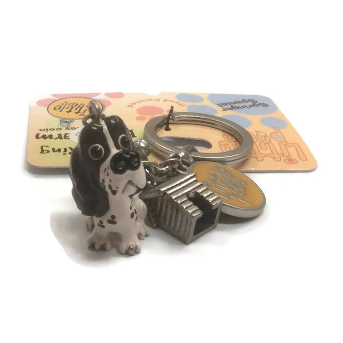 springer spaniel dog breed 3D key ring