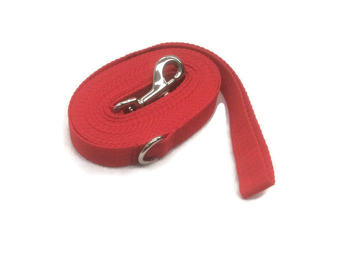 5mts 2.5cms Lead Red Leash Recall Beach Park Pet Dog Puppy Long Training Lead