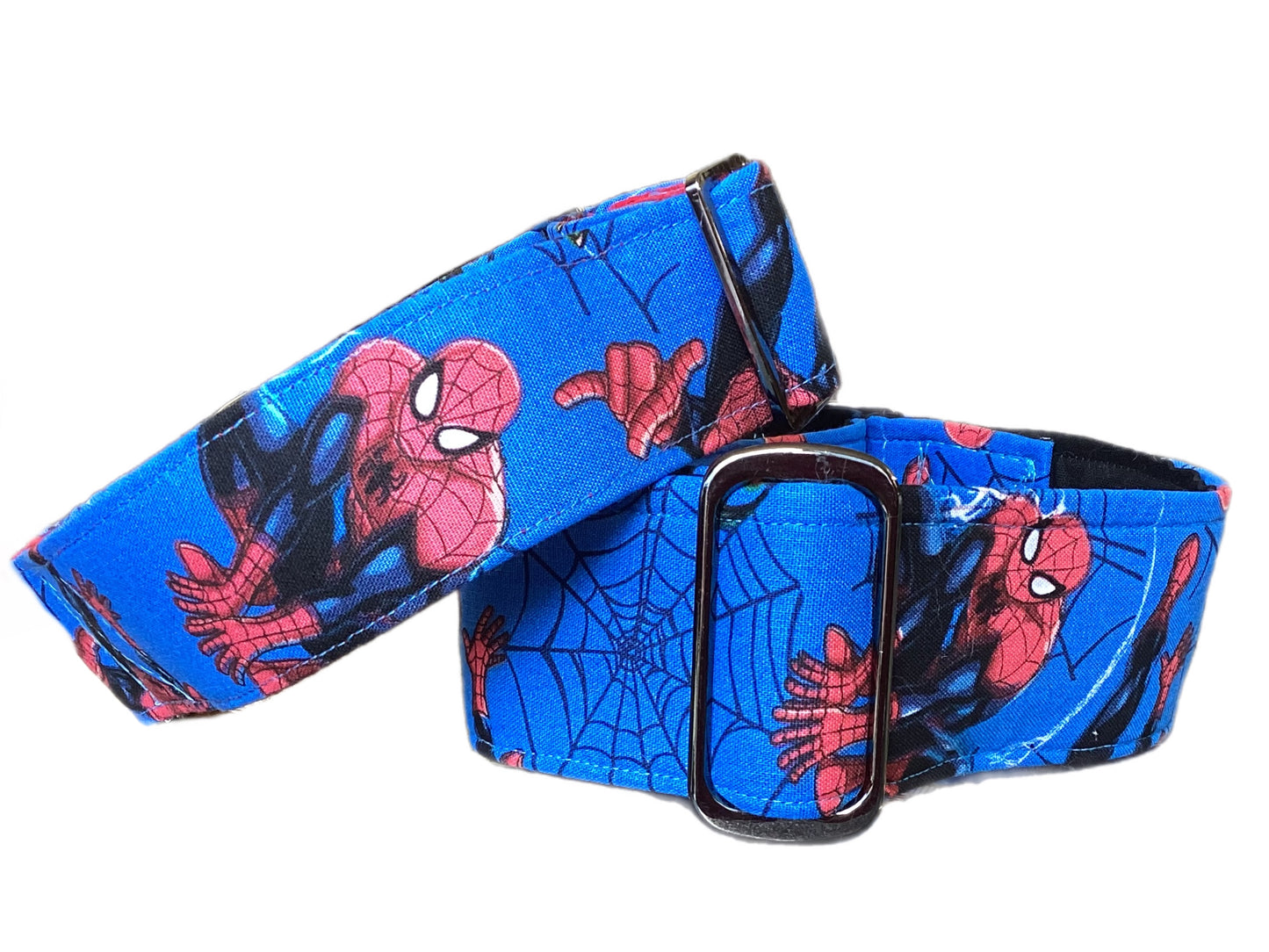Greyhound Martingale collar Spiderman