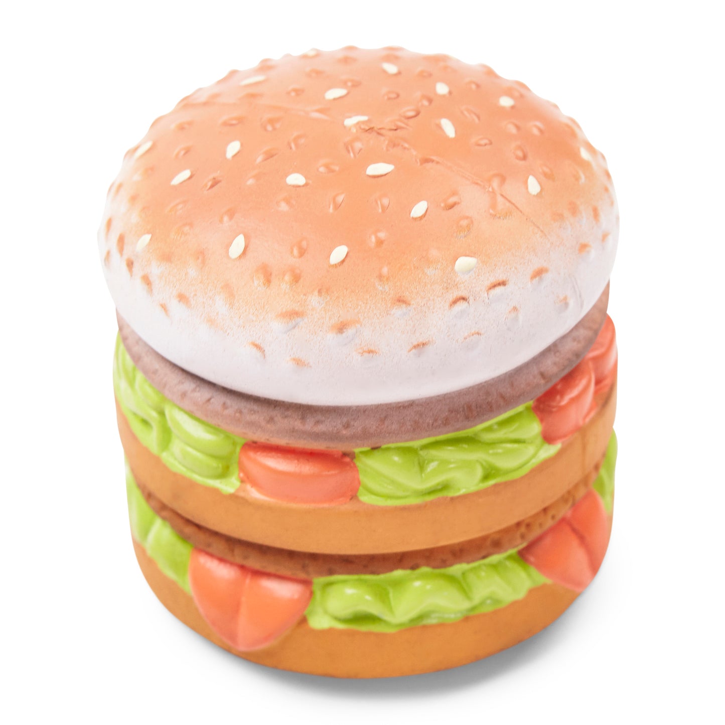 Hamburger latex squeaky toy