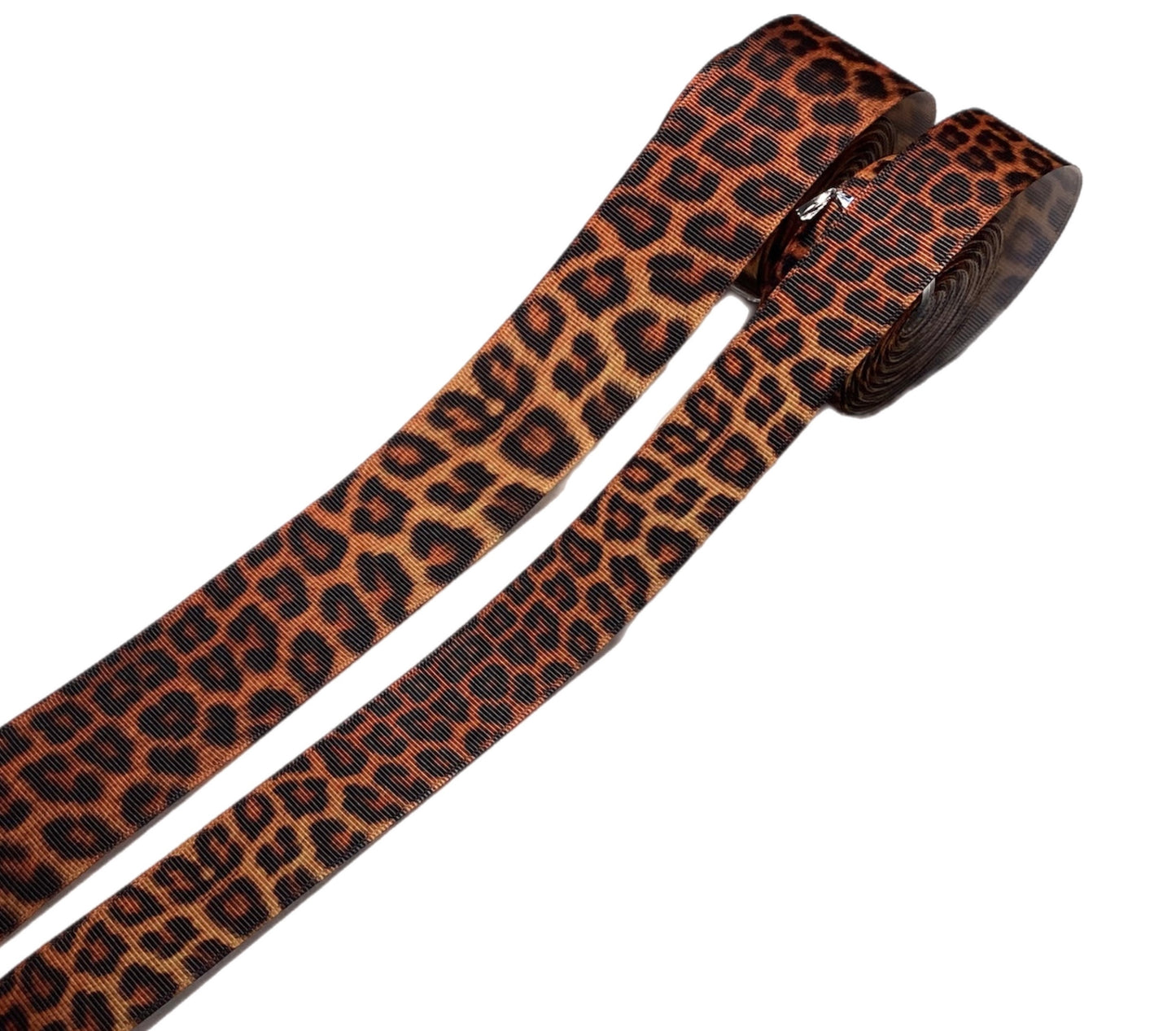 Staggered Martingale collar greyhound leopard print