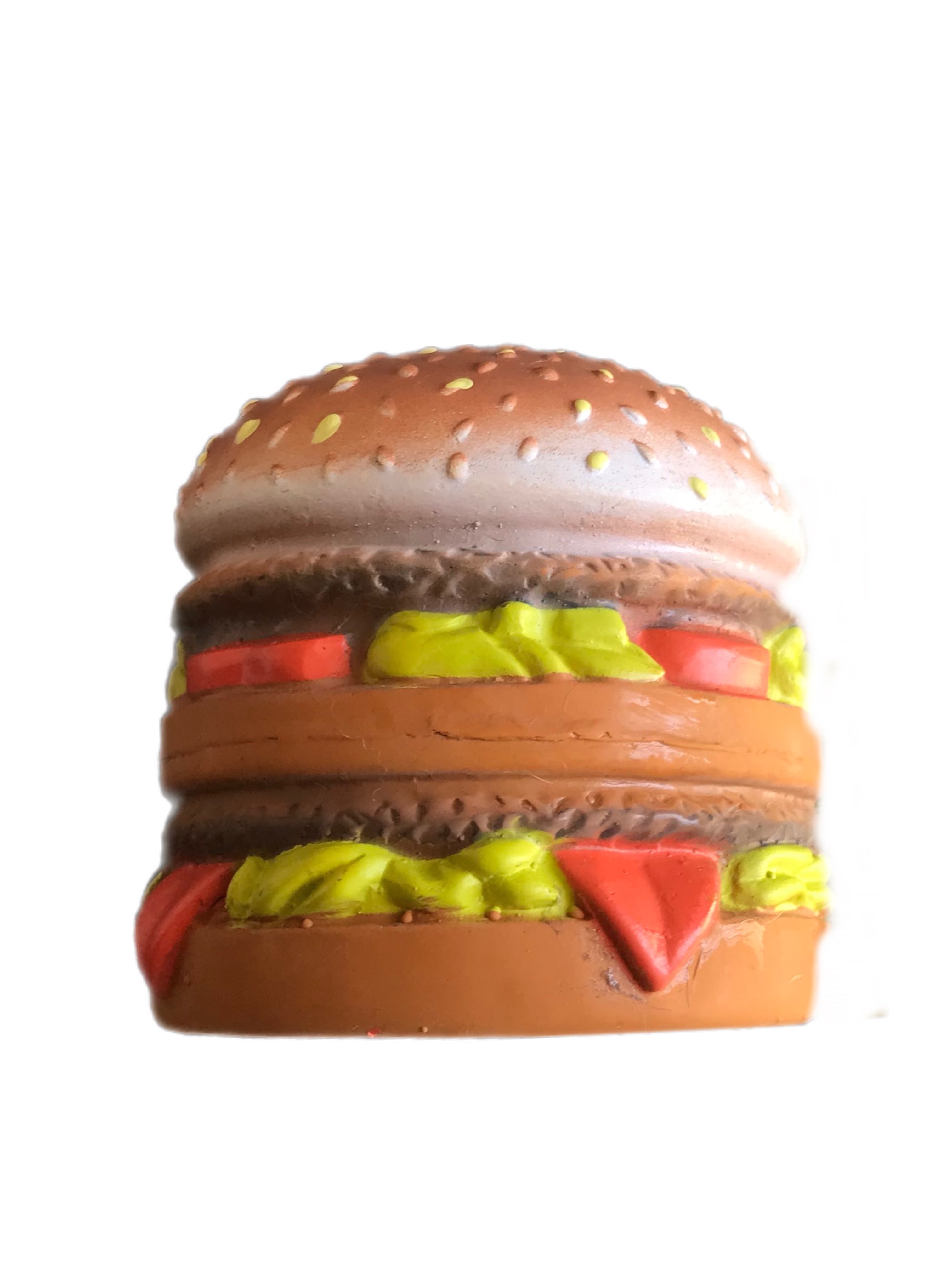 Hamburger squeaky hot sale toy